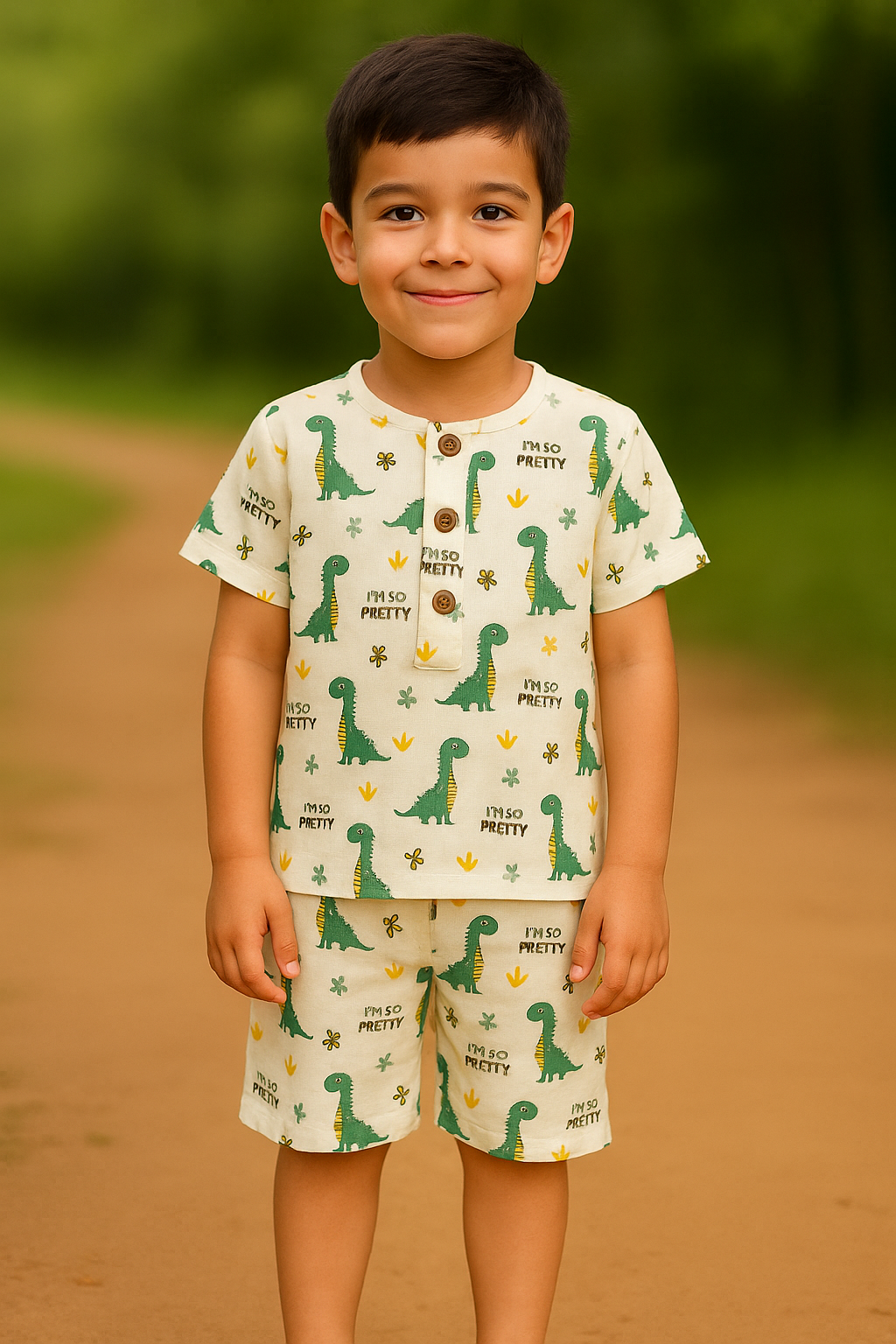 Unisex Dino print co ords